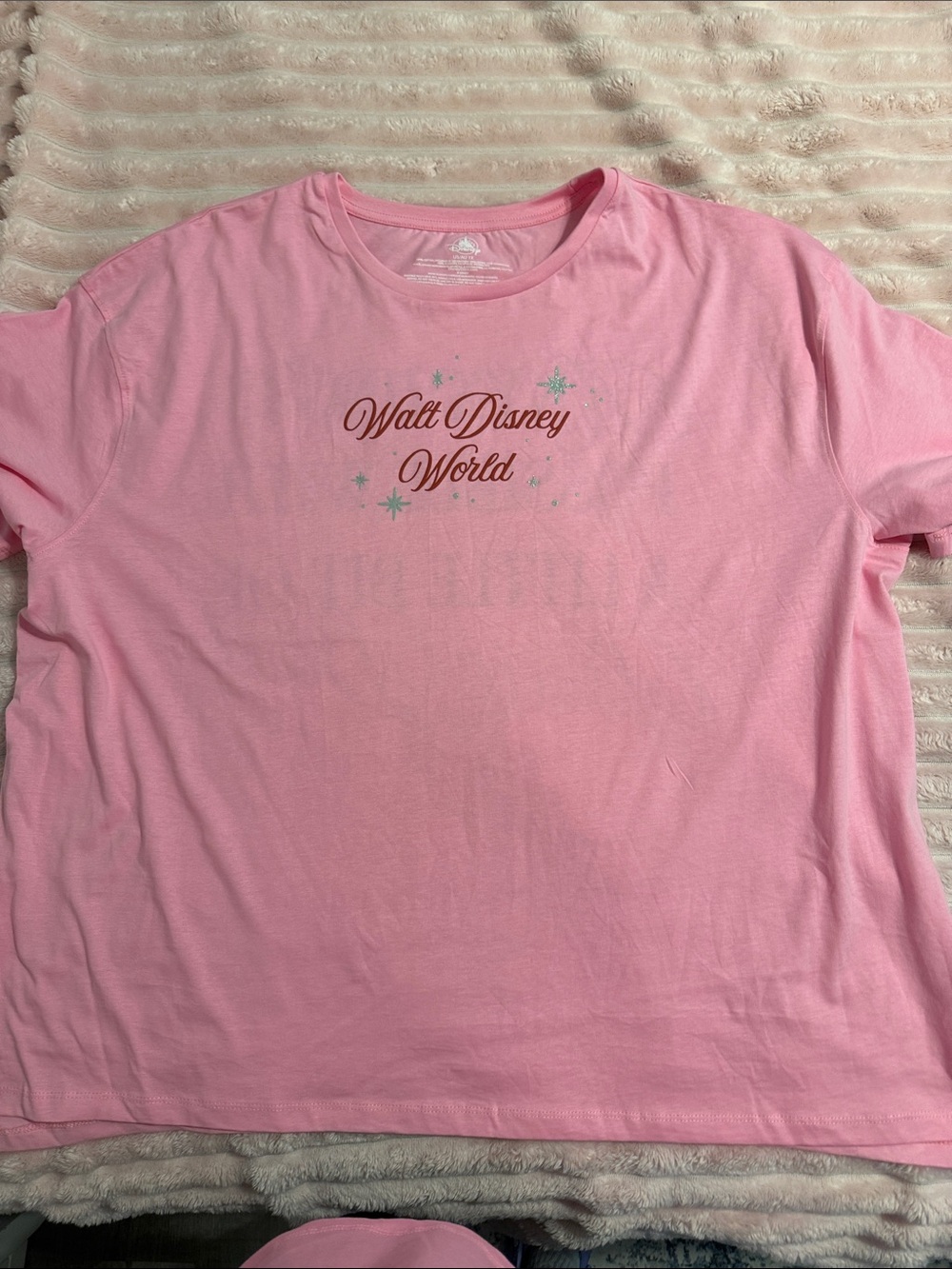 Disney Pink "Walt Disney World" Short Sleeve Tee